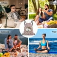 thumbnail image 6 of Hello Kitty Drawstring Backpack Water Resistant String Bag Sackpack Cinch for Sports, Gym, Travel, Swimming, Yoga, Beach, 6 of 7