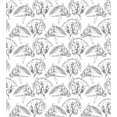 thumbnail image 3 of Horses Duvet Cover Set Twin Size, Sketch of Arabian Mare Monochrome Animal Portrait with Harness Riding the Stallion, Decorative 2 Piece Bedding Set with 1 Pillow Sham, Black White, by Ambesonne, 3 of 3