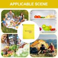 thumbnail image 4 of Banana Preserves Bag - Yellow Fruit Bag with Zipper | Reusable Banana Bag | Banana Storage Freshness Bag | Non-woven Banana Bag | Banana And Lettuce Bag | Banana Storage Bag | Produce Bags For Fruits, 4 of 7