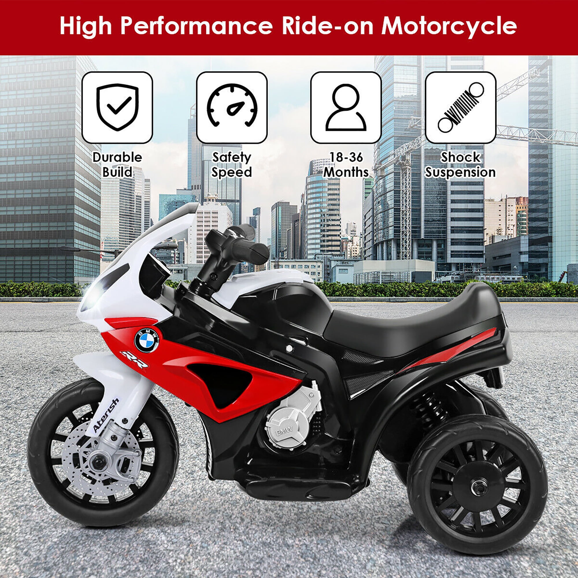 New 6V BMV Kids Ride on motorcycle trike - circesoftware.net