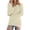 Beige, variant on Women's Casual Fashion Long Sleeve Button Down Pullover Top, V Neck Solid Color Sweater, Versatile Layer for Work and Weekend,Beige M