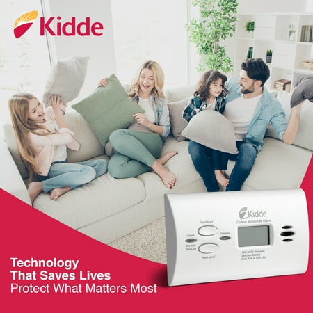 Kidde Battery Operated Carbon Monoxide Alarm with Digital Display KN-COPP-B-LPM