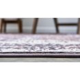 thumbnail image 4 of Unique Loom Stanhope Aberdeen Rug Violet/Light Brown 2' 7" x 8' 2" Runner Border Modern Perfect For Bathroom Hallway Mud Room Laundry Room, 4 of 7