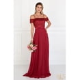 thumbnail image 2 of Women's Elizabeth K Long Cold Shoulder Dress With Embroidery Gl1521 Blush Pink Size S, 2 of 4
