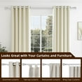 thumbnail image 5 of Adjustable Curtain Rod for Windows 144"-168",1" Round Ball Finial Single Curtain Rod,Easy to Install,Sliver, 5 of 10