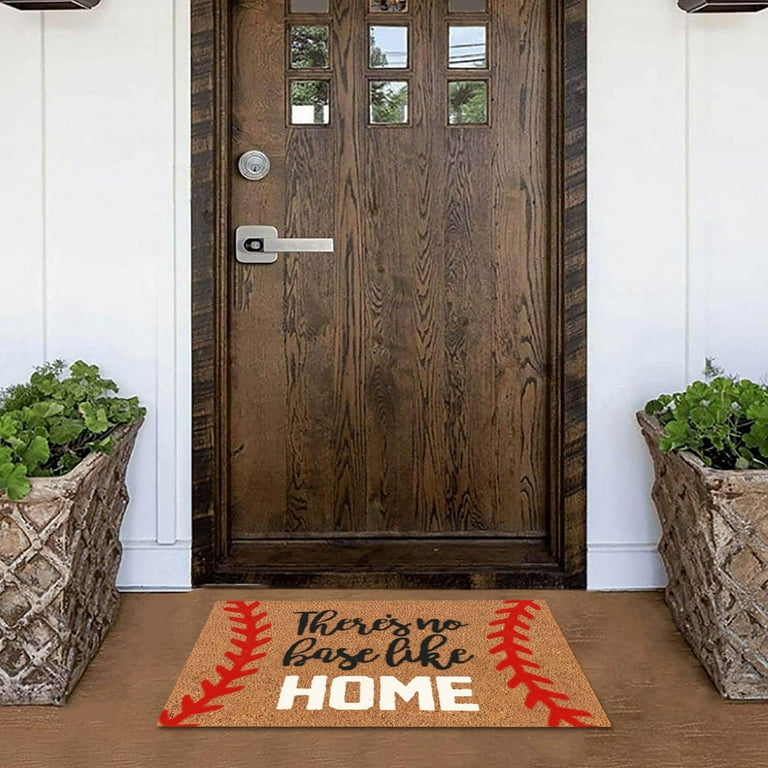 Welcome Home Berry Branch Door Mat Botanical Theme Doormat Decor  Housewarming Gift Front Door Mat Closing Gift Gift From Realtor 