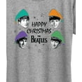 thumbnail image 3 of The Beatles - Happy Christmas - Women's Short Sleeve Graphic T-Shirt, 3 of 6