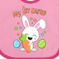 thumbnail image 4 of Inktastic My 1st Easter Bunny with Eggs and Carrot Boys or Girls Baby Bib, 4 of 4