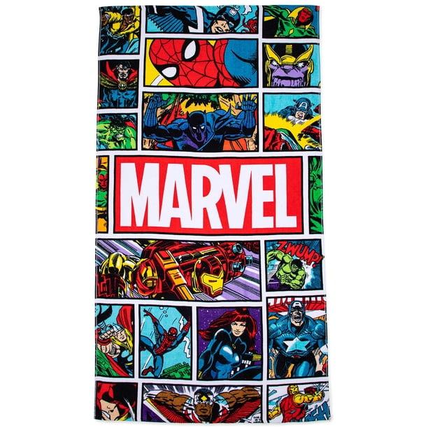 Toalla de playa Jay Franco Marvel Comics Vintage Comic Kids