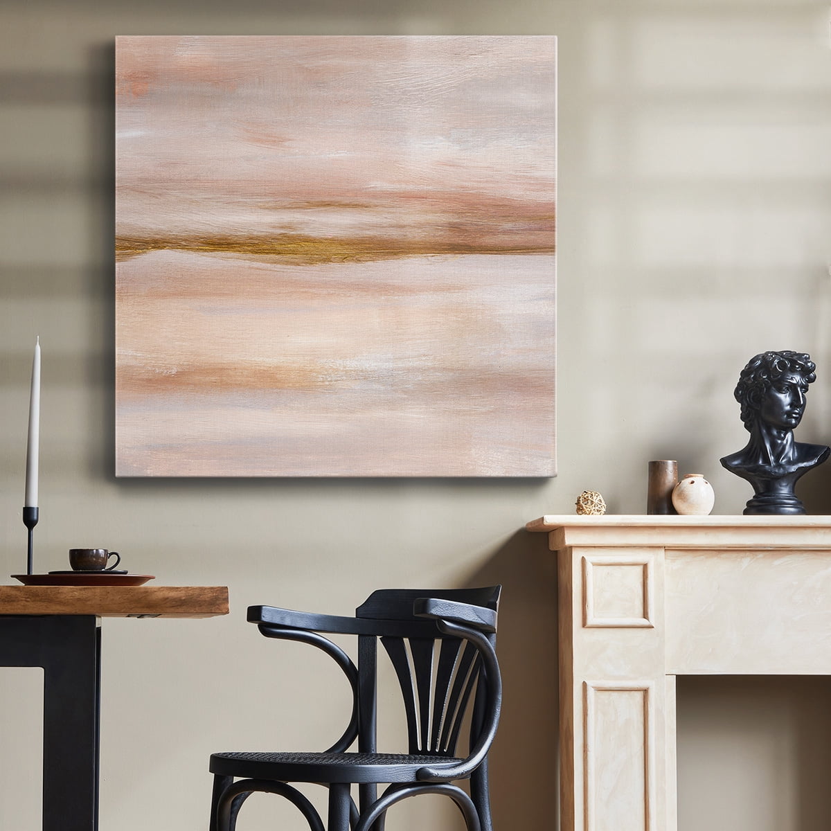 Wexford Home Golden Horizon I-Premium Gallery Wrapped Canvas, 32" x 32" - Ready to Hang