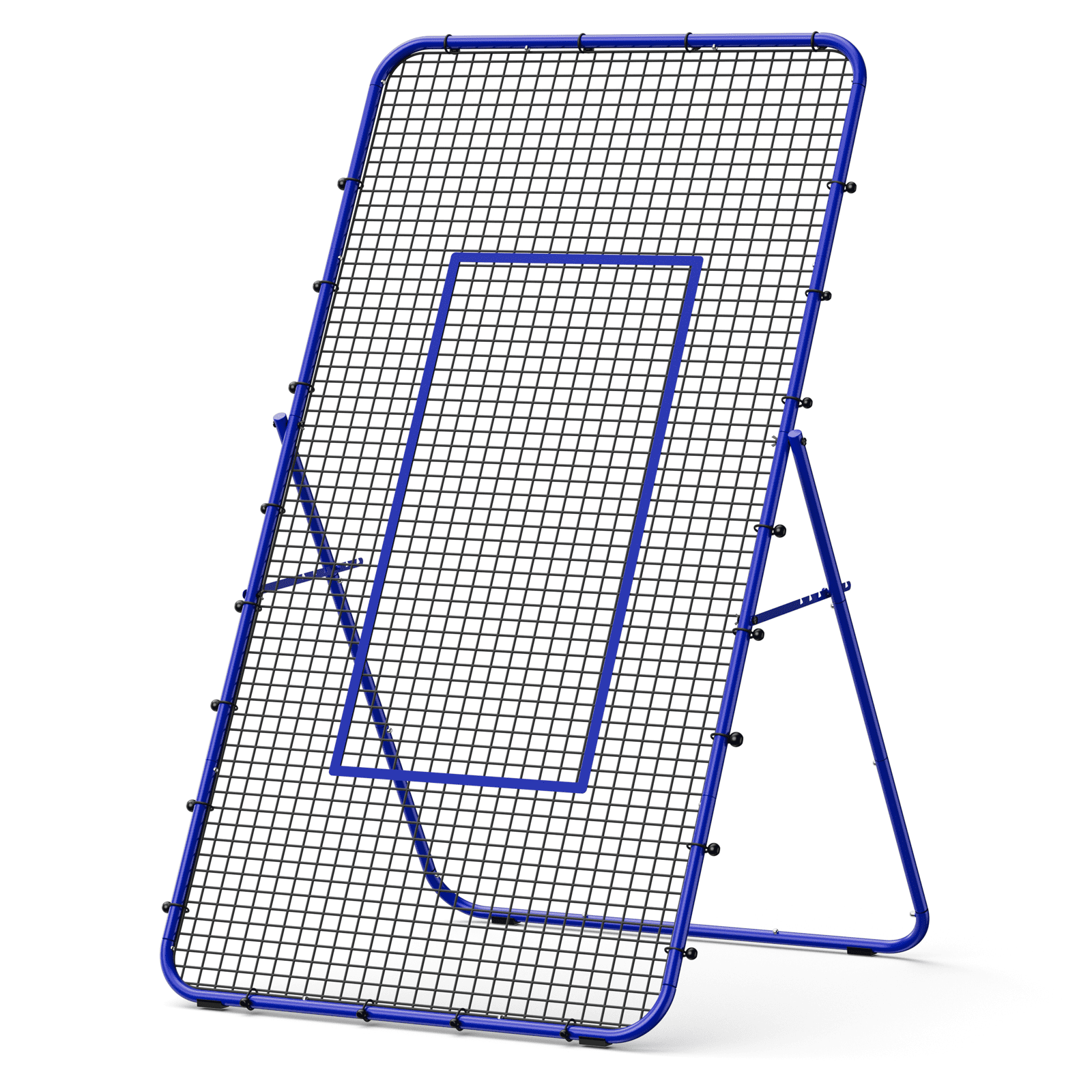 Adjustable Volleyball Rebounder Net 7x4 FT, Steel Frame & High-Tension PE Netting, Durable & Portable Volleyball Training Equipment Practice for Improving Volleying, Bumping, Spiking Skills