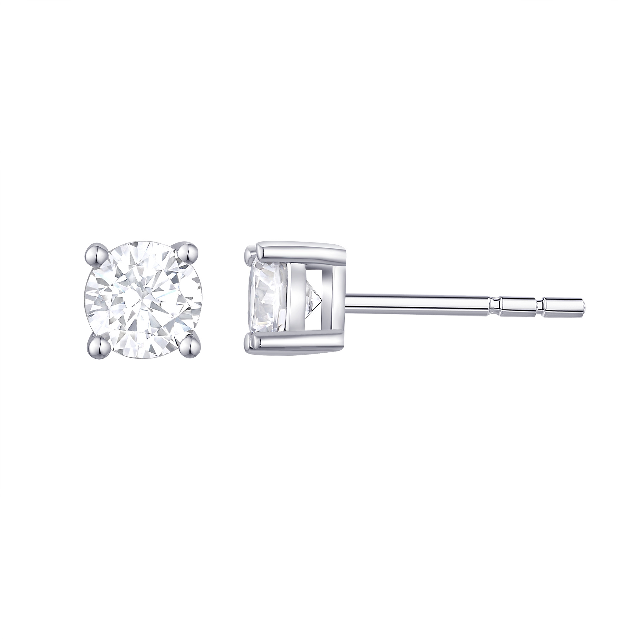 Believe by Brilliance Women's Fine Silver Plated Pendant & Earring Set with Crystal & Cubic Zirconia