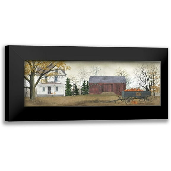Jacobs, Billy 14x7 Black Modern Framed Museum Art Print Titled - Pumpkins for Sale