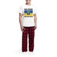 thumbnail image 5 of CafePress - Save Ukraine Raise Your Voices Men's Light Pajamas - Men's Light Loose Fit Cotton Pajama Set, 5 of 7