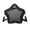 Black, variant on Aesthetic Star Shape Crossbody Bag Clear Pocket Pin Display Itabag PU Leather Casual Shoulder Handbag for Women