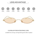 thumbnail image 4 of Gafas de Sol MEETSUN Vintage años 90 con Montura Metálica Oval Pequeña, 4 of 6