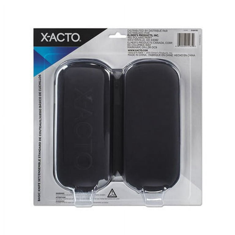  X-ACTO Compression Basic Knife Set, 3 Knives, 13 Blades, Soft  Carry Case, 17 Count & X-ACTO 11 Classic Fine Point Replacement Blades, 40  Count : Arts, Crafts & Sewing
