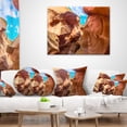 thumbnail image 4 of Designart Sky from Antelope Canyon - Landscape Photo Throw Pillow - 18x18, 4 of 5