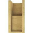 thumbnail image 4 of 7"W x 7"D x 14"H Wide Chapel Hill Rough Cedar Woodgrain TimberThane Corbel, Primed Tan, 4 of 6