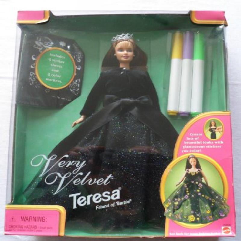 VERY VELVET TERESA, FRIEND OF BARBIE - 1998 by Mattel - Walmart.com