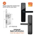 thumbnail image 2 of Door Lock, Biometric Finrprint Door Locks Smart Lock Tuya App Remote Unlocking Keyless Lock Digital Electronic Door Lock ,Easy to Install, 2 of 7