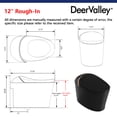 thumbnail image 6 of DV-1S0160B-V3 Smart Bidet Toilet, Auto Open & Close, Heated Seat, Warm Water, Wireless Remote Control, Premium, 6 of 15