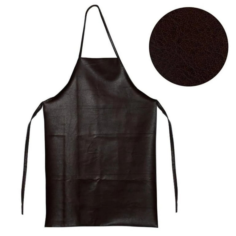 PU Leather Water Apron,Oil Resistant Protective,Wear