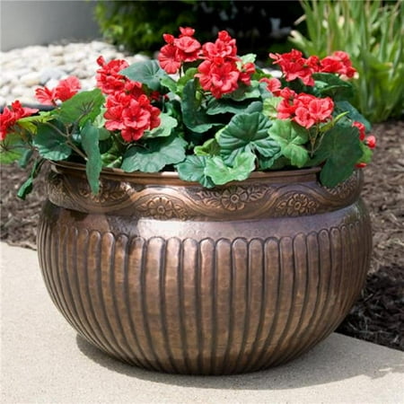 12 in. Floral Planter, Vintage Copper | Walmart Canada