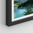 thumbnail image 5 of PixonSign Framed Canvas Print Wall Art Set - Rustic Mountain & Lake Poster Arts - Set of 9 Nature Wilderness Botanical & Animal Photography Wall Décor for Room Decoration - 12"x16" Black, 5 of 5