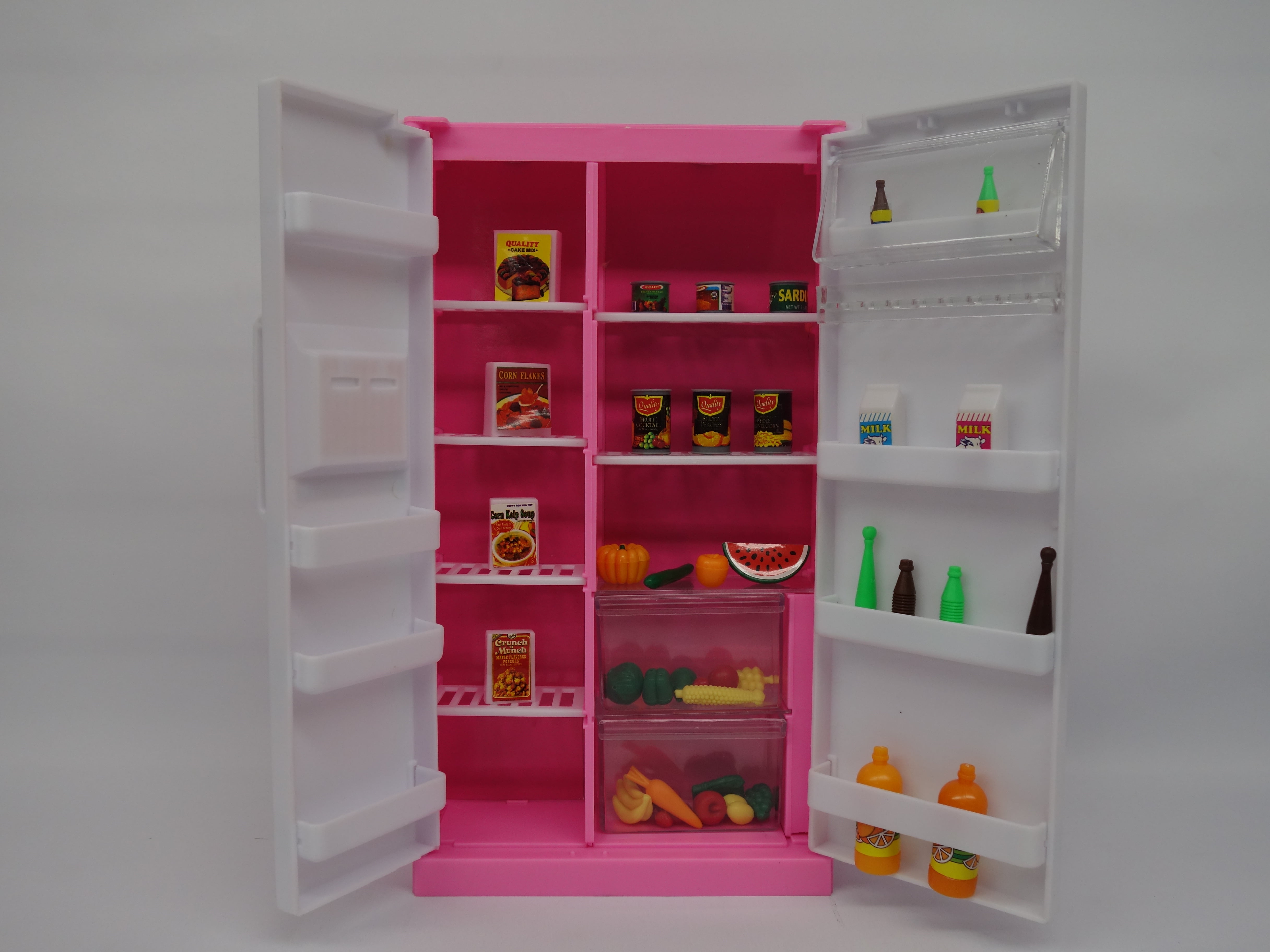 barbie refrigerator set