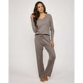 thumbnail image 6 of Real Essentials 3 Pack Women's Soft Cotton Long Sleeve Pajama Set with Pants - Lounge Sets for Women (Available In Plus), 6 of 6