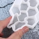 thumbnail image 2 of GOOHOCHY 2 moldes para hacer hielo con forma de panal de 12 rejillas, para cocina, portátiles, con tapa (transparentes), 2 of 8