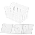 thumbnail image 5 of OULII Stylish Transparent Plastic Organizer Box for Tea Bags and Sugar Storage, 5 of 8