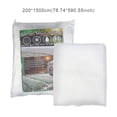thumbnail image 3 of Yuarrent Malla protectora para insectos, cubierta para cultivos, transpirable, transparente, para árboles, verduras, invernadero a prueba de polvo, Jardín y Patio 2*15M Yuarrent HA082154-14B, 3 of 6