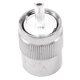 thumbnail image 3 of 10 Piezas Conector UHF Macho PL259 Enchufe Soldadura RG58 RG142 LMR195 RG400 Cable Plata, 3 of 8