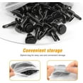 thumbnail image 3 of GOOACC 100Pcs Nylon Push-Type Automotive Clips Rivet Retainer Fender Bumper Fasteners Clips for Toyota 1PC Bonus Fastener Remover, 3 of 7