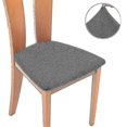 thumbnail image 3 of 6pcs Stretch Jacquard Chair Seat Covers-DF, 3 of 5