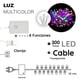 thumbnail image 5 of Serie Luces Navideña Cadena 300 Led Multicolor 30 Mts 8 Modos Cable Transparente Decoración Hogar, luces de navidad  de interior y exterior, luces multicolor para decorar fiesta, arbol de navidad, 5 of 6