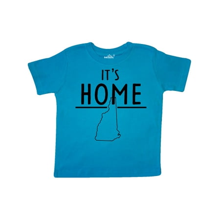 

Inktastic It s Home- New Hampshire State Outline Gift Toddler Boy or Toddler Girl T-Shirt
