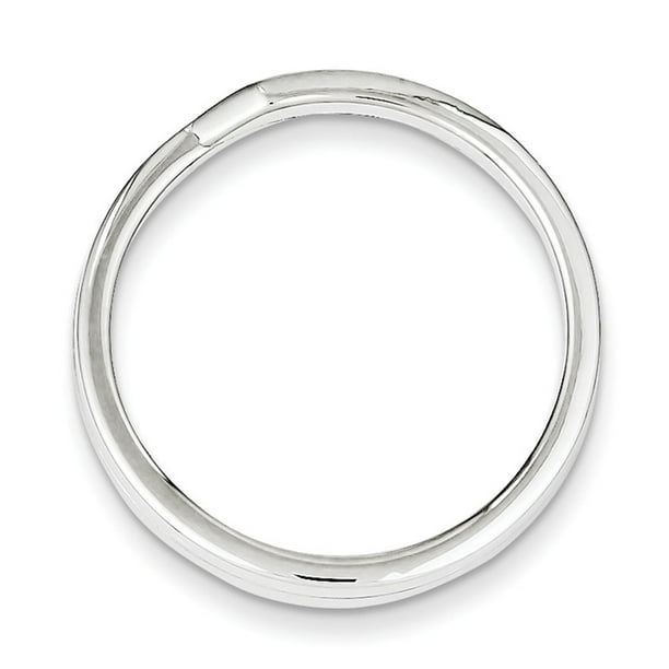 Jewelry 925 Sterling Silver Solid Polished Small Key Ring Jewelry