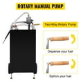 thumbnail image 3 of BENTISM Fuel Caddy Fuel Storage Tank 30 Gallon 2 Wheels with Manuel Pump, Black, 3 of 9
