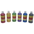 thumbnail image 2 of Washable Tempera Paints, Assorted Metallic Colors, Pint Set of 6, 2 of 10