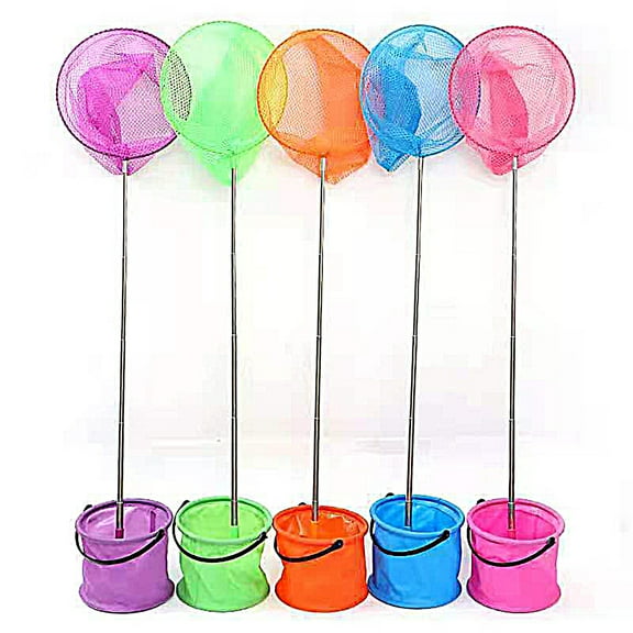 Travelwant Telescopic Butterfly Nets - Great for Catching Insects Bugs Fishing - Outdoor Toy for Kids Playing - Extendable