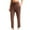 Brown, variant on Fmbrln Womens Yoga Pants Casual Drawstring Stretchy Waist Work Pants Comfy Workout Athletic Pants with Pockets Khaki XL