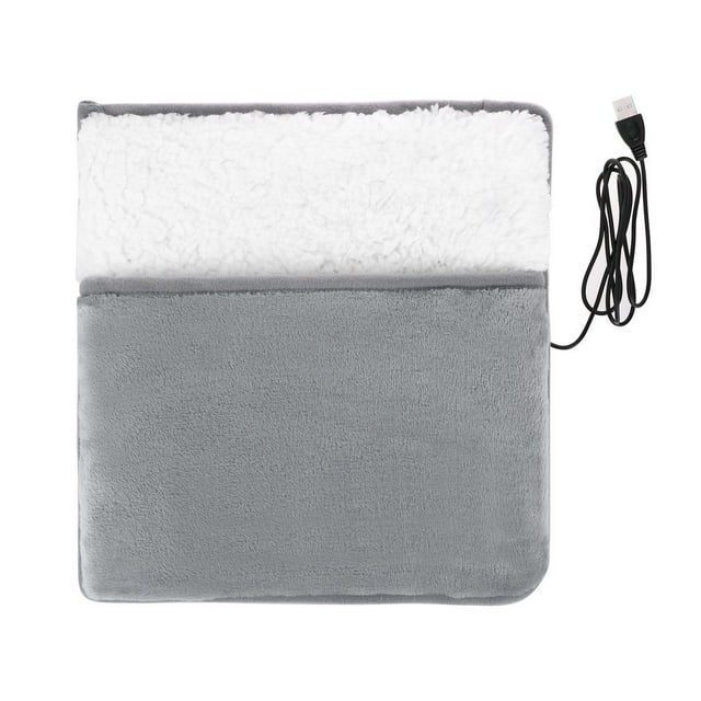 LEEYNEER Clearance! Hand Warmers Electric Heated Foot Warmers for Men and Women Foot Heating Pad Electric with Fast Heating Technology Heating Pad Feet Warmer 11.8X11.4 Inches, Space He