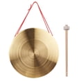 thumbnail image 2 of Nishore Gong,Chapel Opera Percussion Copper Chapel Opera With Round Play Hand Copper Chapel Percussion With Round Opera Percussion With Round Play Hammer Eryue Adben Qinquan, 2 of 7