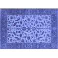 thumbnail image 1 of Ahgly Company Indoor Rectangle Oriental Blue Traditional Area Rugs, 8' x 12', 1 of 4