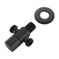 thumbnail image 3 of Válvula de ángulo Macarena Accesorios de plomería para el hogar Rosca macho Válvula desviadora de baño Válvula recta negro 2 salidas, 3 of 8