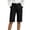 Black-380513VV, variant on Hearthz Bermuda Shorts for Women Knee Length High Waisted Women’s Shorts Summer Beach Vacation Running Shorts for Women with Pockets