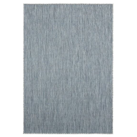 Designer Home Brooklyn Indoor/Outdoor Area Rug 3900 10560 Dominical Blue 7' 10" x 10' 6" Rectangle